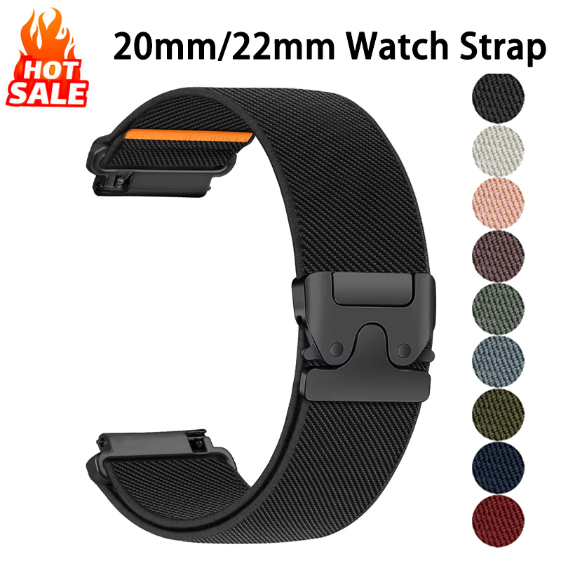 Parachute Strap Elastic - 20mm 22mm Parachute Loop Strap For