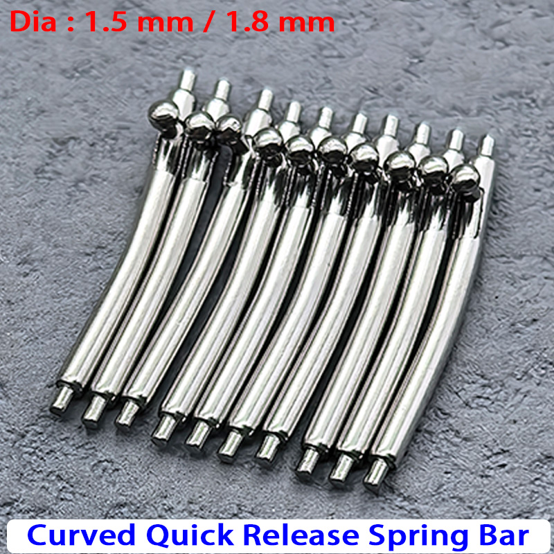 Dia 1.5/1.8mm Curved Quick Rel - Curved Spring Bar 评论和价格