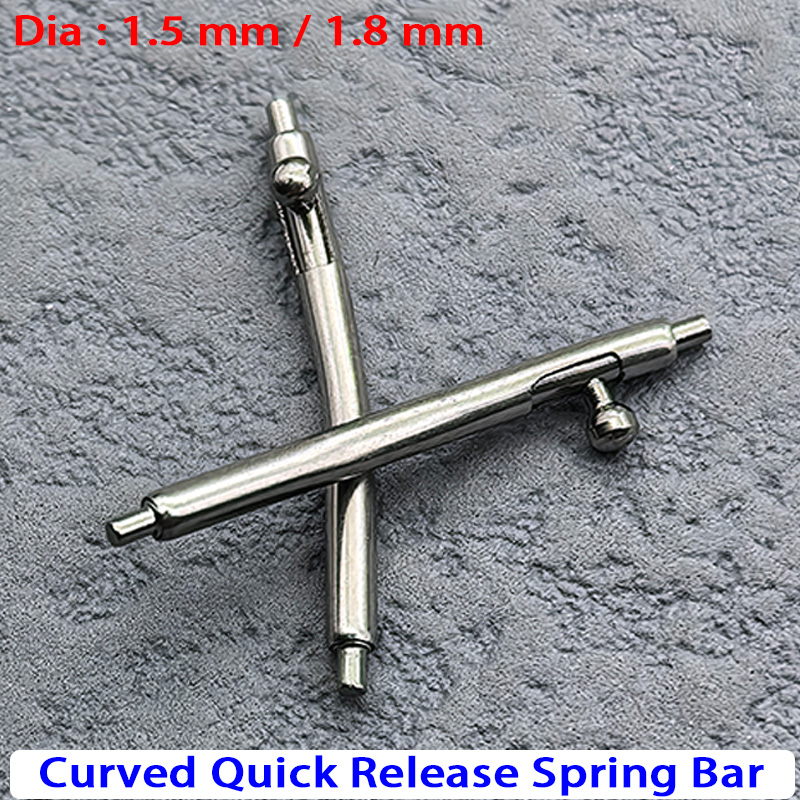 Dia 1.5/1.8mm Curved Quick Rel - Curved Spring Bar 评论和价格