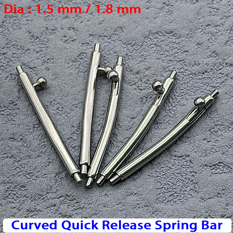 Dia 1.5/1.8mm Curved Quick Rel - Curved Spring Bar 评论和价格