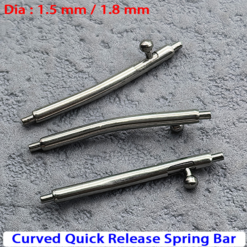 Dia 1.5/1.8mm Curved Quick Rel - Curved Spring Bar 评论和价格
