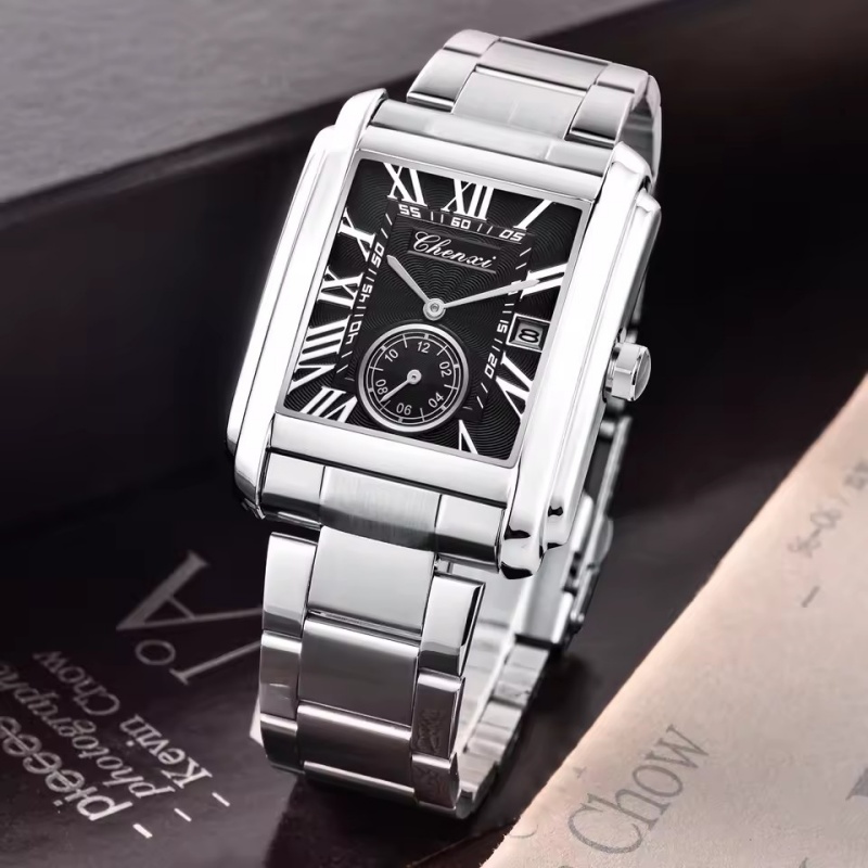 CHENXI 8216 Quartz Watches Fas - Cartier Watch Tank 评论和价格