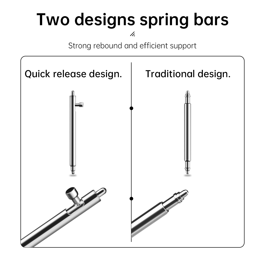 Maikes 316L Stainless Steel Qu - Curved Spring Bar 评论和价格