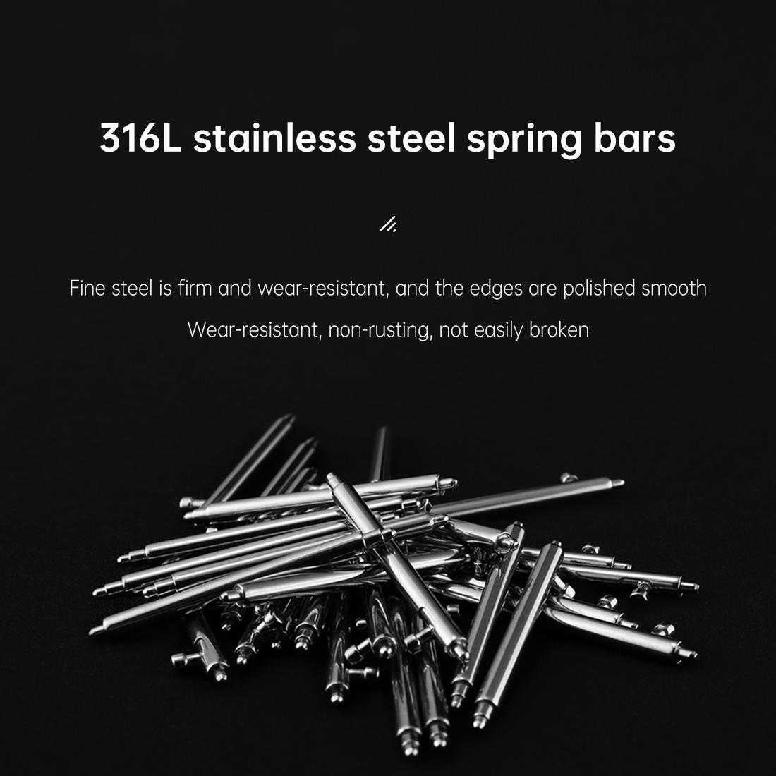 Maikes 316L Stainless Steel Qu - Curved Spring Bar 评论和价格