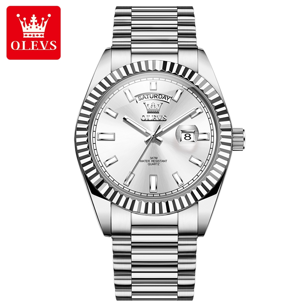 OLEVS New Men's Watches Stainl - Cartier Watch Tank 评论和价格
