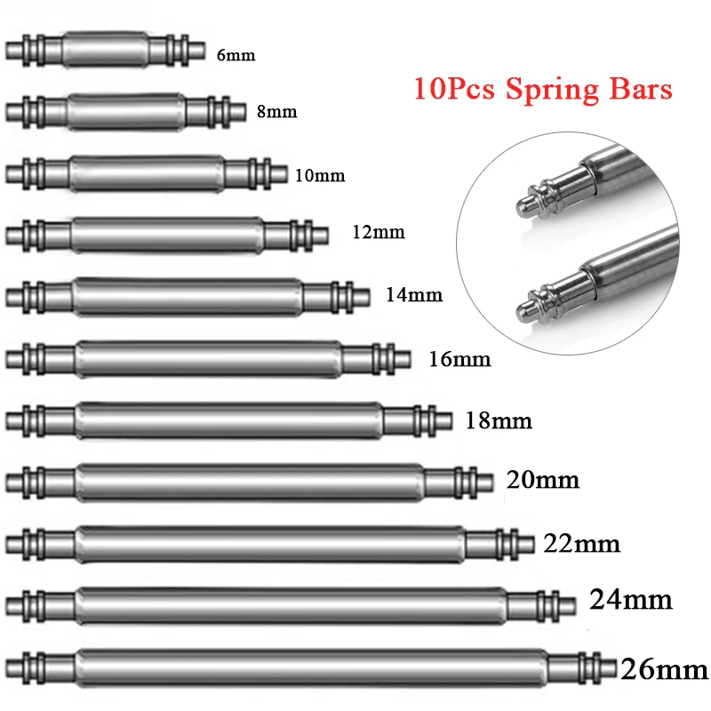 6mm 7mm 8mm 9mm 10mm 11mm 12mm - Curved Spring Bar 评论和价格