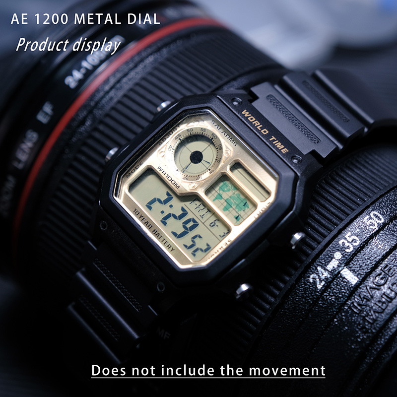 AE1200 Metal Literal Dial mod  - Nato Strap Nylon 评论和价格