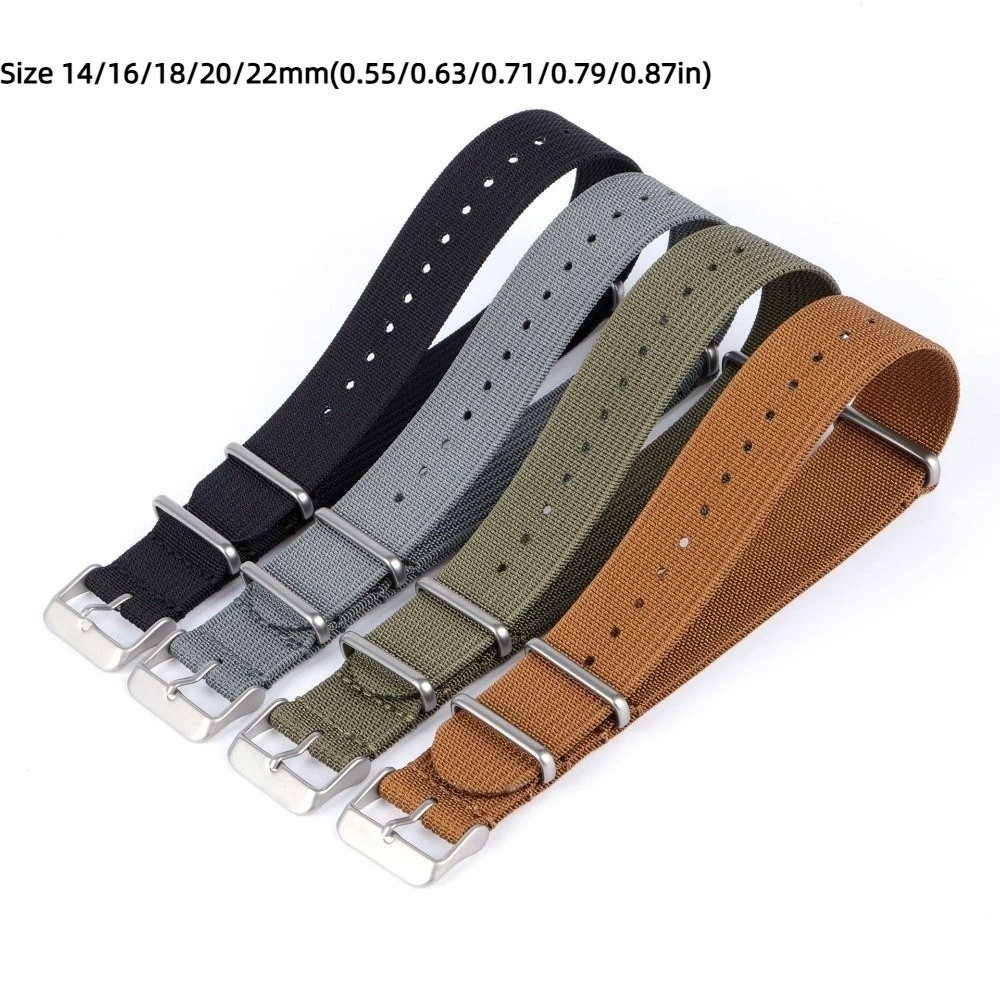 14/16/18/20/22mm NATO Watch Ba - Nato Strap Nylon 评论和价格