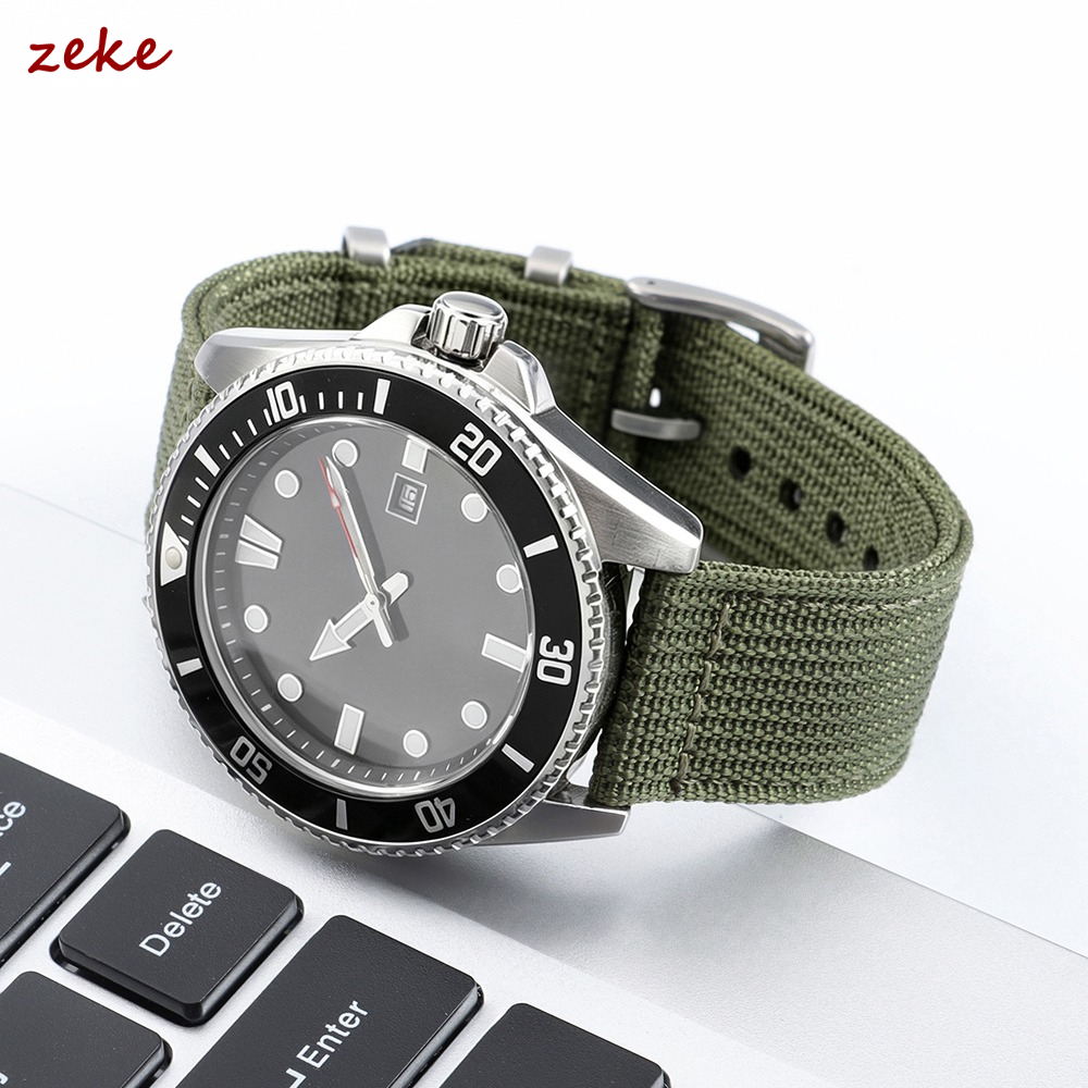 18mm 20mm 22mm Ribbed Nylon Wa - Nato Strap Nylon 评论和价格