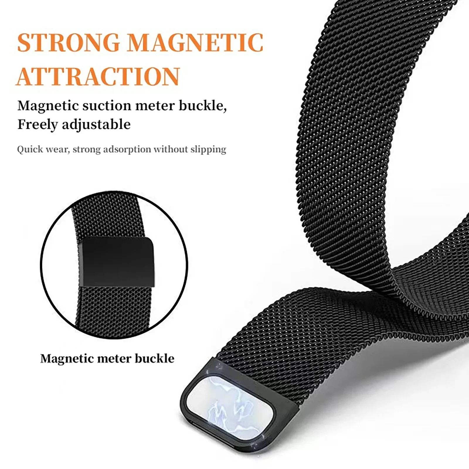 Milanese Loop Strap+TPU Case F - Milanese Loop Magnetic 评论和价格